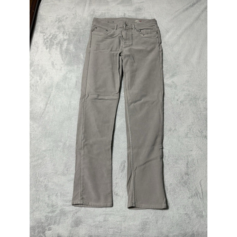 Faherty Stretch Terry 5-Pocket Pants Mens 31x31 Iron Gray Jean Comfort Huckberry